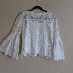 White Lace Blouse